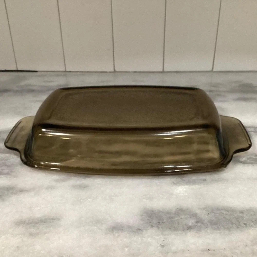 West‎ Bend Amber Slow Cooker Lid, Vintage 4 or 6 Qt Replacement, USA Glassware